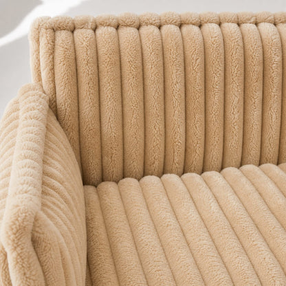 Hundesofa – Cord-Bezug mit Rückenlehne und Kissen