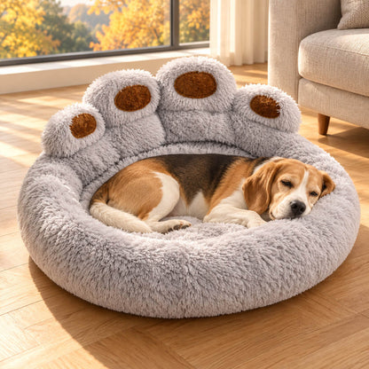 Hundebett rund – Plüsch & Polarfleece zum Einrollen