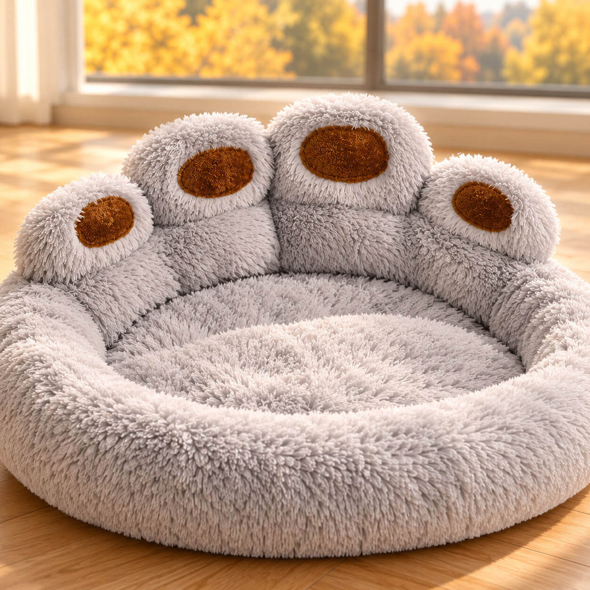 Hundebett rund – Plüsch & Polarfleece zum Einrollen