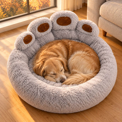 Hundebett rund – Plüsch & Polarfleece zum Einrollen