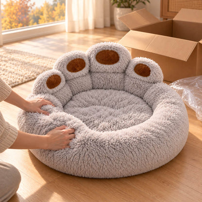 Hundebett rund – Plüsch & Polarfleece zum Einrollen