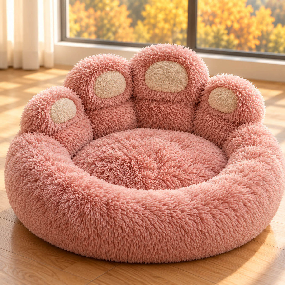 Hundebett rund – Plüsch & Polarfleece zum Einrollen