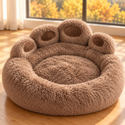 Hundebett rund – Plüsch & Polarfleece zum Einrollen