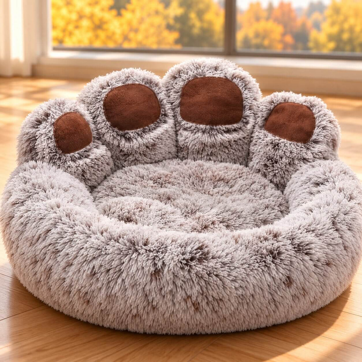 Hundebett rund – Plüsch & Polarfleece zum Einrollen
