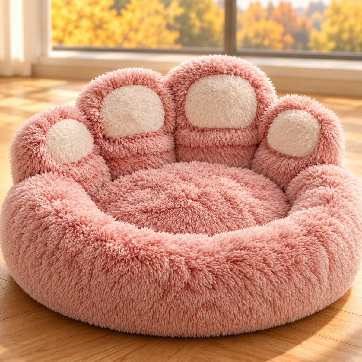 Hundebett rund – Plüsch & Polarfleece zum Einrollen