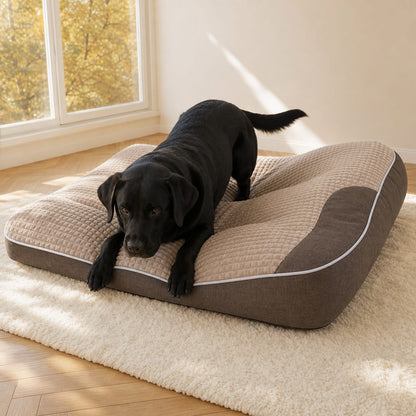 Hundebett mit umlaufendem erhöhtem Rand