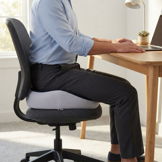 Orthopädisches Sitzkissen für Bürostuhl, Auto & Flugzeug