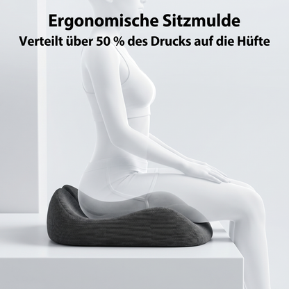 Orthopädisches Sitzkissen für Büro, Home-Office & Auto