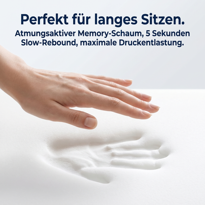 Orthopädisches Sitzkissen für Büro, Home-Office & Auto