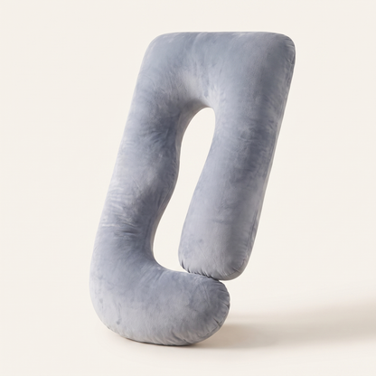 PUVANO ErgoSleep Max XXL-Kissen in J-Form · 175 × 90 cm