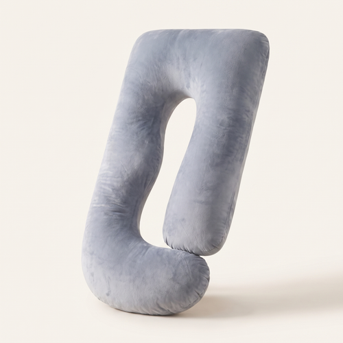 PUVANO ErgoSleep Max XXL-Kissen in J-Form · 175 × 90 cm