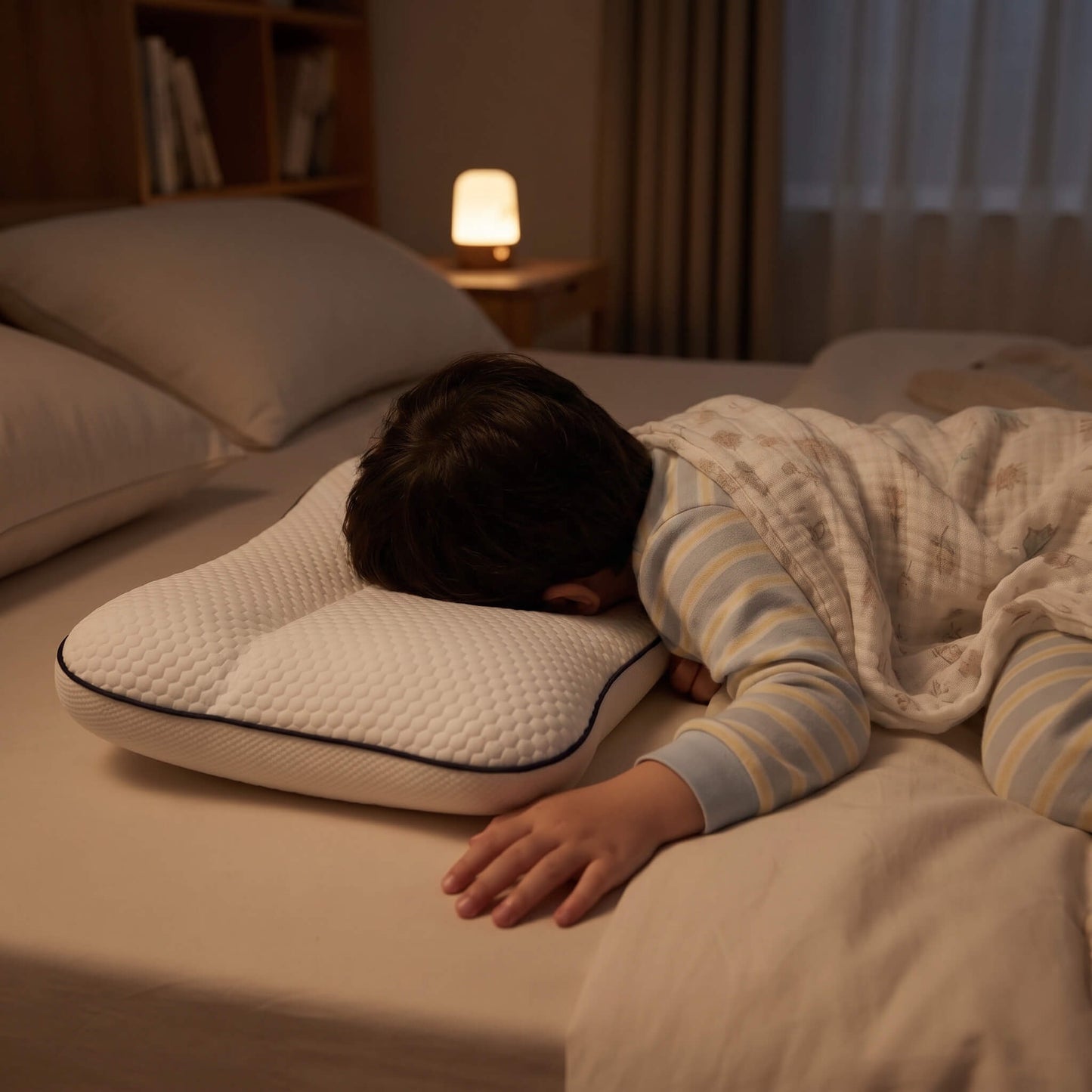 PUVANO Ergonomisches Kinderkissen